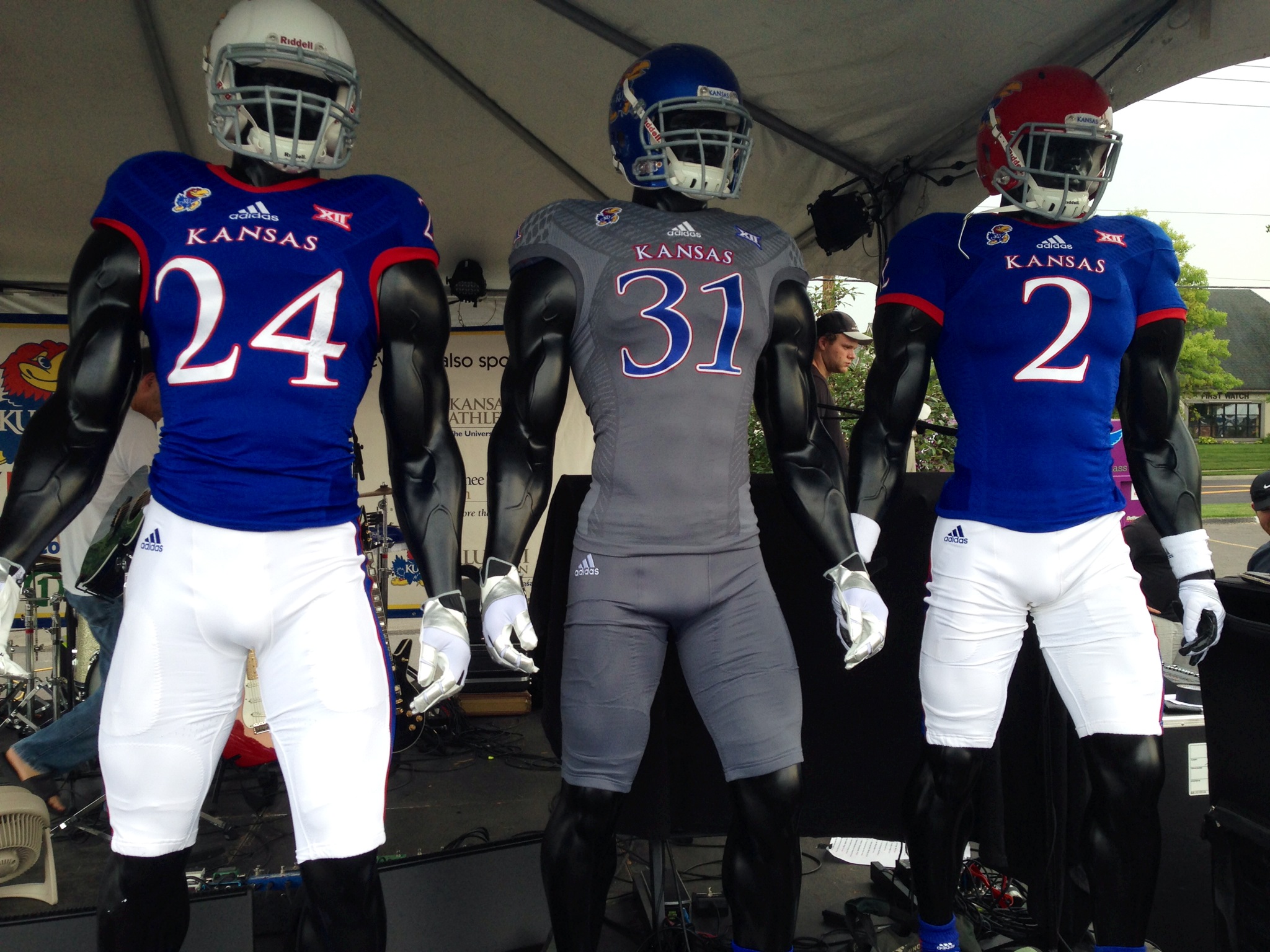 KU football fans asked to vote on opening-game uniforms  News, Sports,  Jobs - Lawrence Journal-World: news, information, headlines and events in  Lawrence, Kansas